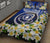 Northern Mariana Islands Quilt Bed Set - Polynesian Plumeria Pattern - Polynesian Pride