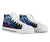 CNMI Custom Personalised High Top Shoes Blue - Vintage Tribal Mountain - Polynesian Pride