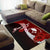 Yap Micronesia Custom Personalised Area Rug - Coat Of Arm With Hibiscus - Polynesian Pride