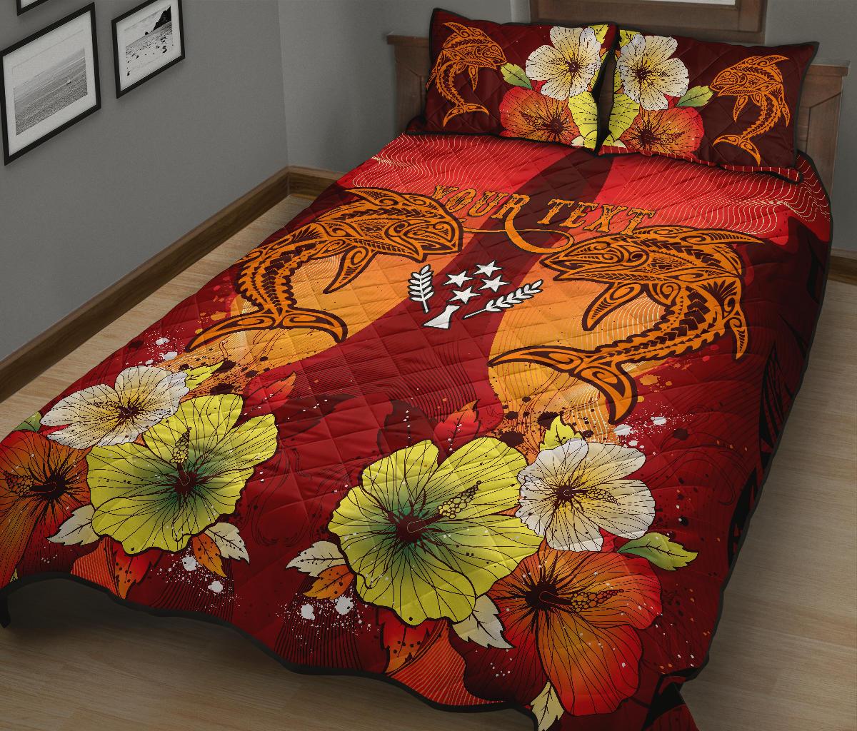 Kosrae Custom Personalised Quilt Bed Sets - Tribal Tuna Fish - Polynesian Pride