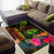 Polynesian Hawaii Polynesian Personalised Area Rug - Hibiscus and Banana Leaves - Polynesian Pride