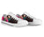 American Samoa Low Top Shoe - Coat Of Arm With Polynesian Patterns - Polynesian Pride