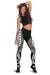 Kosrae Women Leggings Polynesian Pattern Black - Polynesian Pride