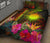 Marshall Islands Polynesian Personalised Quilt Bed Set - Hibiscus and Banana Leaves - Polynesian Pride