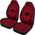 Samoa Car Seat Cover - Samoa Coat Of Arms, Polynesian Tattoo (Red) - Polynesian Pride