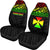 Wallis and Futuna Polynesian Custom Personalised Car Seat Covers - Wallis and Futuna Reggae Coat Of Arms Polynesian Tattoo - Polynesian Pride