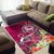 FSM Area Rug - Turtle Plumeria (PINK) - Polynesian Pride