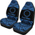 Cook Islands Polynesian Car Seat Covers - Pride Blue Version - Polynesian Pride