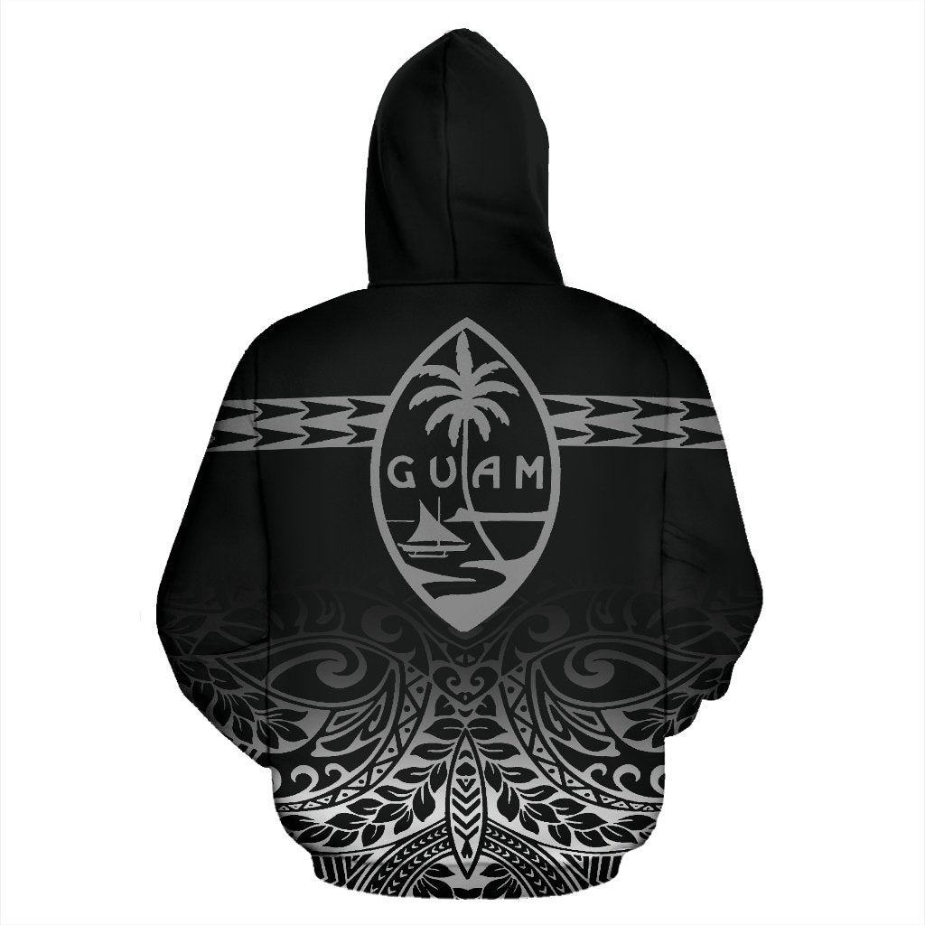 Guam All Over Hoodie Polynesian Fog - Polynesian Pride