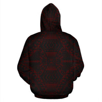 Hawaii Tattoo Hoodie Red - Polynesian Pride