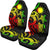 Nauru Car Seat Covers - Reggae Tentacle Turtle - Polynesian Pride