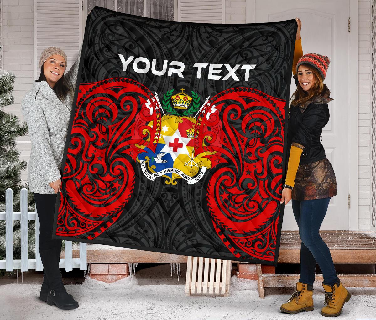 Tonga Polynesian Custom Personalised Premium Quilt - Tongan Spirit - Polynesian Pride