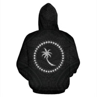 Chuuk Polynesian Zip up Hoodie Micronesia Chuukese Warrior - Polynesian Pride