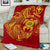 Hawaii Polynesian Premium Blanket - Vintage Polynesian Turtle (Red) - Polynesian Pride