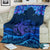 Hawaiian Turtle Hibiscus Polynesian - Premium Blanket - Lucy Style - Polynesian Pride