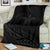 Hawaii Turtle Hibicus Premium Blanket - Frida Style - Grey - Polynesian Pride