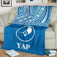 Yap Premium Blanket - Micronesian Blue Color Version - Polynesian Pride