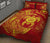 Hawaii Polynesian Personalised Quilt Bed Set - Vintage Polynesian Turtle (Red) - Polynesian Pride