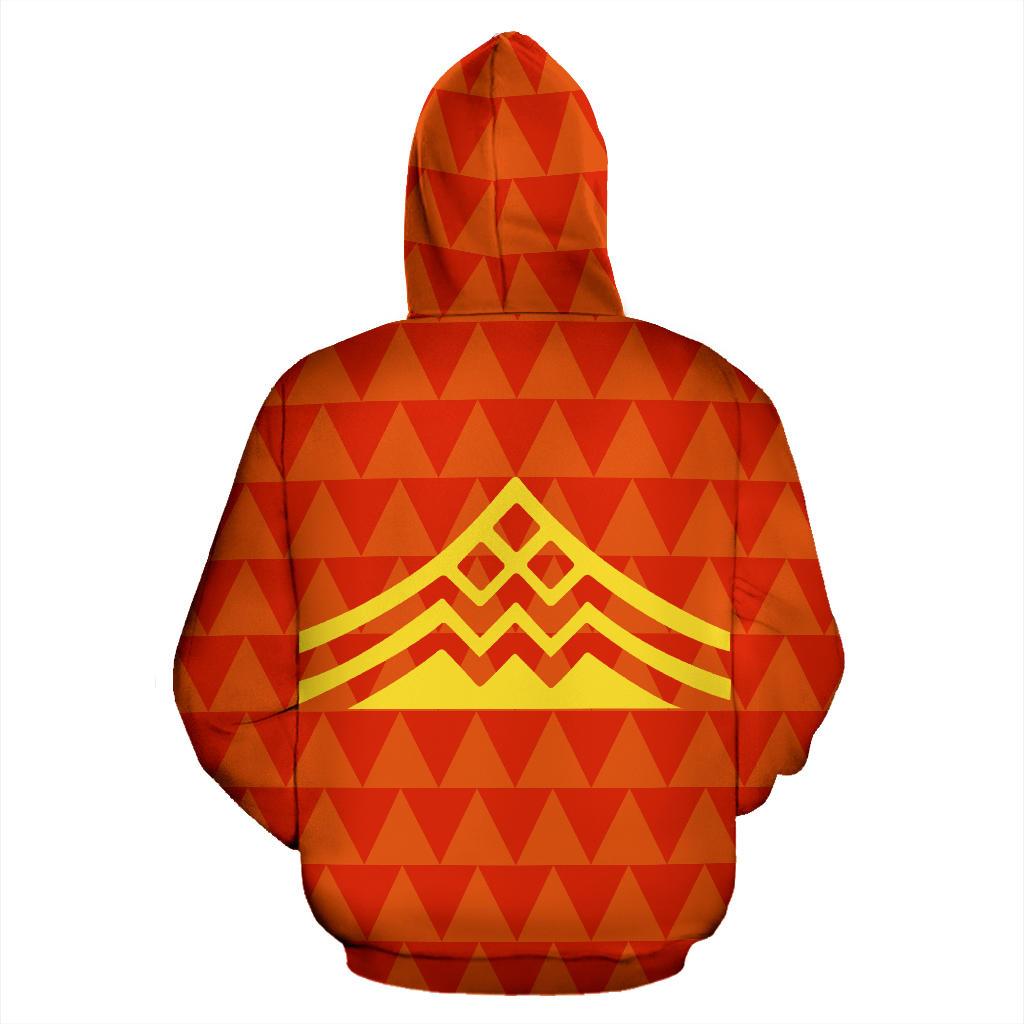Kanaka Map Mauna Kea Triangle Zip up Hoodie - Polynesian Pride