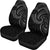 New Zealand Maori Mangopare Car Seat Covers Polynesian - Black - Polynesian Pride