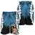 Fiji Polynesian Custom Personalised Men's Shorts - Tribal Wave Tattoo Flag Style - Polynesian Pride