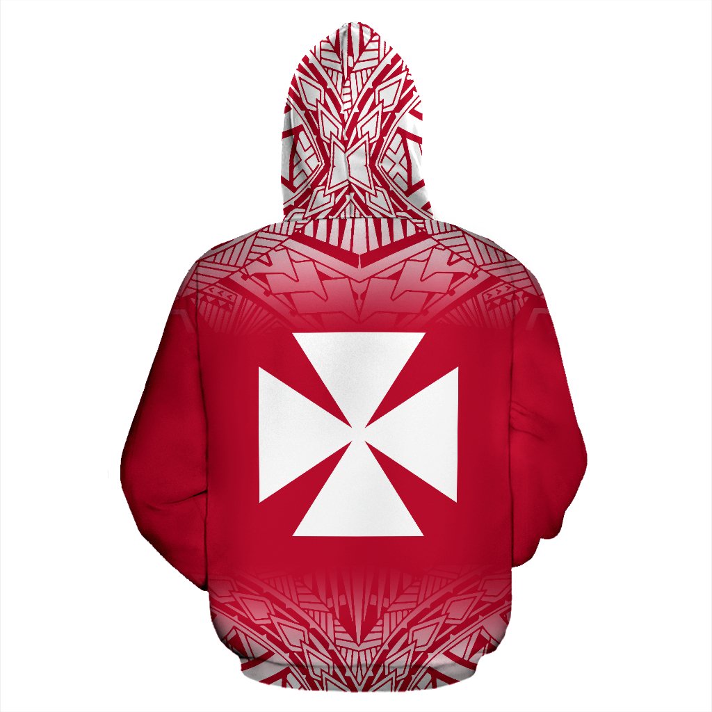 Wallis and Futuna Polynesian Hoodie Red Frog - Polynesian Pride