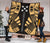 Gambier Islands Premium Quilt - Gambier Islands Flag Polynesian Gold Tattoo - Polynesian Pride