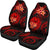 Tahiti Polynesian Car Seat Covers - Red Plumeria - Polynesian Pride