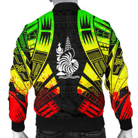 New Caledonia Men Bomber Jackets - Polynesian Tattoo Reggae - Polynesian Pride