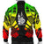 New Caledonia Men Bomber Jackets - Polynesian Tattoo Reggae - Polynesian Pride