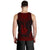 New Caledonia Men's Tank Top - Polynesian Chief Red Version - Polynesian Pride