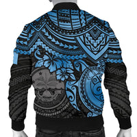 Federated States Of Micronesia Bomber Jacket (Men) - Blue Turtle - Polynesian Pride