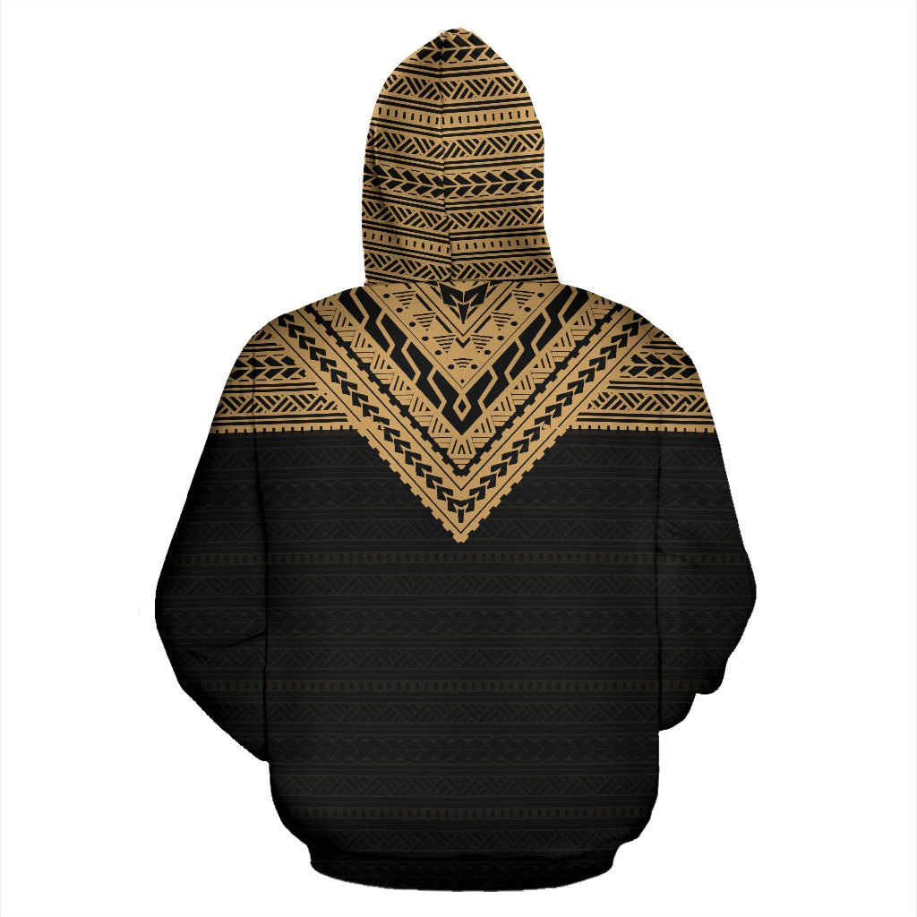Saipan All Over Hoodie Gold Version - Polynesian Pride