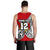 (Custom Personalised) Tonga Rugby Men's Tank Top Polynesian Style - Polynesian Pride