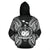 Samoa Polynesian ll Over Hoodie Map Black - Polynesian Pride