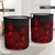 Vanuatu Laundry Basket - Polynesian Turtle Hibiscus Red - Polynesian Pride