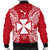 Wallis And Futuna Polynesian Men's Bomber Jacket Map Red White - Polynesian Pride