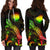 CNMI Polynesian Hoodie Dress - Turtle With Blooming Hibiscus Reggae - Polynesian Pride