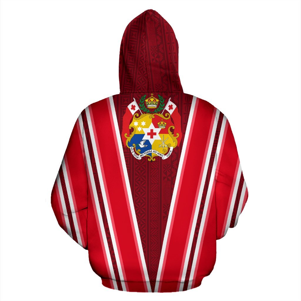 Tonga Hoodie Tonga Flag Coat of Arms New Edition - Polynesian Pride
