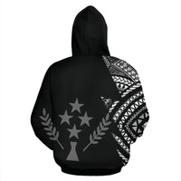 Kosrae Pattern All Over Zip up Hoodie FSM - Polynesian Pride
