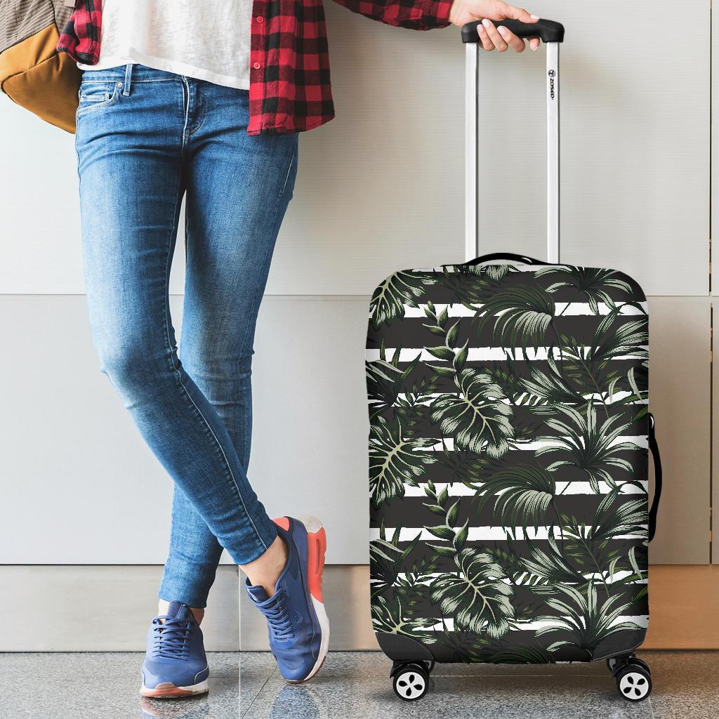 Tropical Line Patttern Luggage Cover - Polynesian Pride