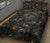 Hawaii Quilt Bed Set Tropical Leaves And Flowers In The Night Style AH - Polynesian Pride