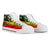 Yap State High Top Shoe - Reggage Color Symmetry Style - Polynesian Pride