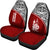 New Caledonia Car Seat Covers - New Caledonia Coat Of Arms Polynesian Red Curve - Polynesian Pride