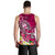 Guam Custom Personalised Men's Tank Top - Turtle Plumeria (Pink) - Polynesian Pride