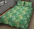 Hawaii Quilt Bed Set Tropical Leaves Jungle Monstera Leaf AH - Polynesian Pride