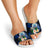 Federated States Of Micronesia Slide Sandals - Turtle With Plumeria Flowers - Polynesian Pride