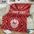 Tahiti Personalised Premium Blanket - Tahiti Seal In Polynesian Tattoo Style (Red) - Polynesian Pride