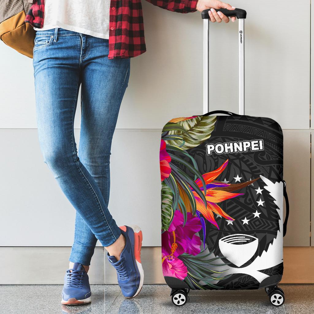 Pohnpei Luggage Covers - Polynesian Hibiscus Pattern - Polynesian Pride