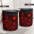 Nauru Laundry Basket - Polynesian Turtle Hibiscus Red - Polynesian Pride